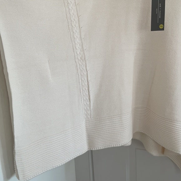 NWT-/gift: pretty cream colored cowl-neck cape. PM - Picture 4 of 5